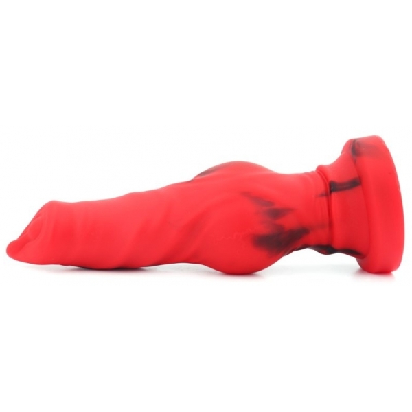 Dildo Pitt King S 19 x 6.2 cm Red