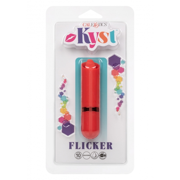 Estimulador de língua para clitóris vermelho Kyst Flicker