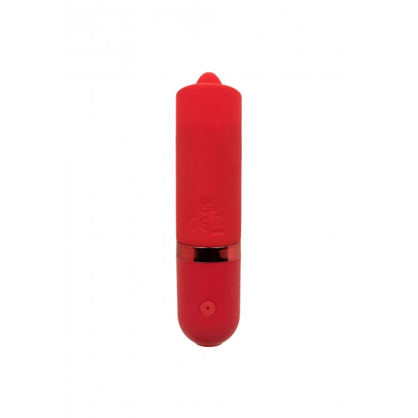 Estimulador de língua para clitóris vermelho Kyst Flicker