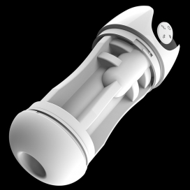 SuckMeToys Max Cup Automatischer Masturbator Vibrationen und Saugen Weiss