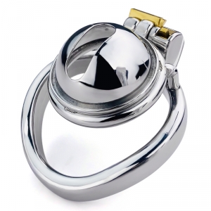 CockLock Small Male Chastity Device Penis Cage BENT RING