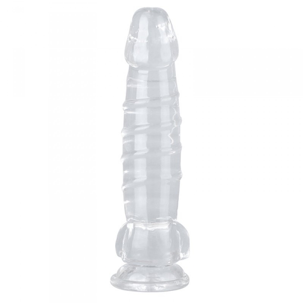 Dickannel XXL transparante dildo 27 x 8cm