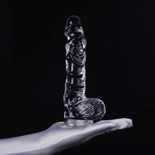King Cock Clear 5 Size Cock W- Balls S