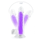 Color Glow phosphoreszierender Dildo 15 x 4.5cm Violett