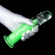 Dildo transparente Jellis S 17 x 3,3cm Verde