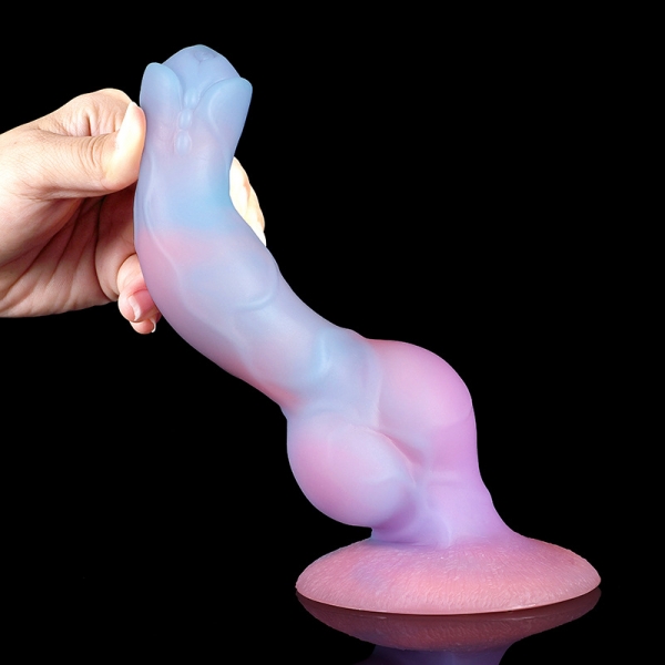 Lumy Korny fosforescerende dildo 19 x 6cm