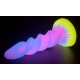 Consolador Unicornio Spiral Glow 17 x 5.5cm