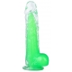 Jelly Dildo With Mutiple Colors Core GREEN L