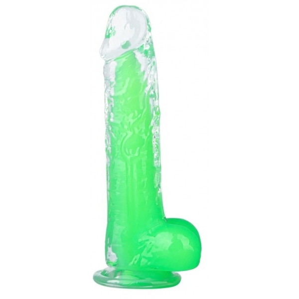 Transparent dildo Jelly Mut XS 12 x 3cm Green