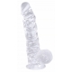 Dildo trasparente Dildick L 17 x 4,5 cm