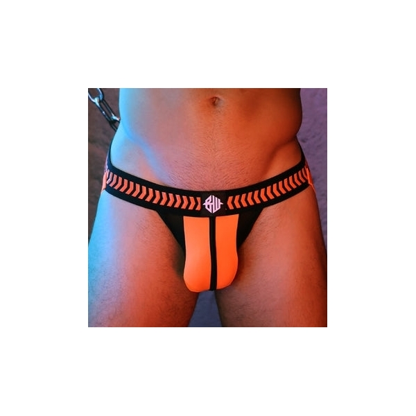 Jockstrap Daycrawler Breedwell Preto-Laranja