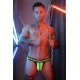 Daycrawler Breedwell Jockstrap Zwart-Fluorescerend geel