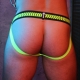 Daycrawler Breedwell Jockstrap Zwart-Fluorescerend geel