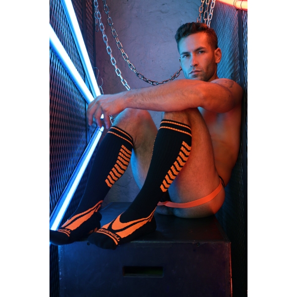 Breedwell Daycrawler High Socks Preto-Laranja