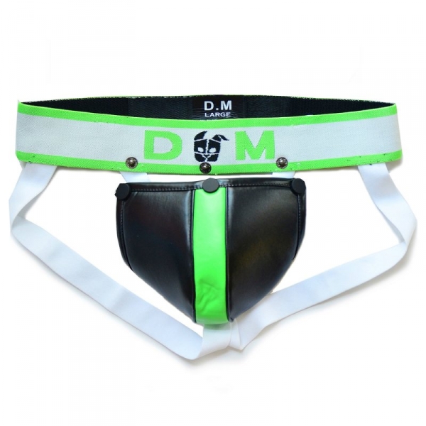 Jockstrap Neo Dungeon Preto-verde fluorescente