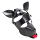 Dog Fun Head Mask Black