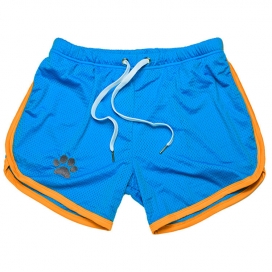 Paw Shorts Azul-Amarillo