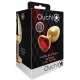 Bijou anal Coração Gem M 7 x 3,3 cm Vermelho-dourado