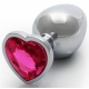 Gioiello analogico Heart Gem L 8 x 4 cm Argento-Rosa