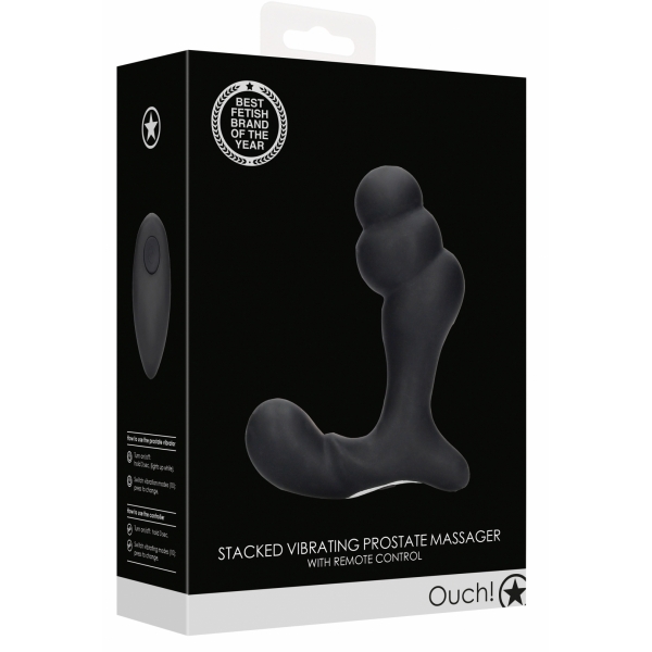 Stimolatore della prostata impilato 10 x 3,6 cm