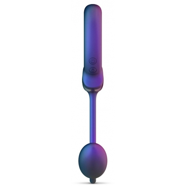 Hueman Eclipse vibrerende cockring + plug 6.5 x 3cm - Diameter 45mm
