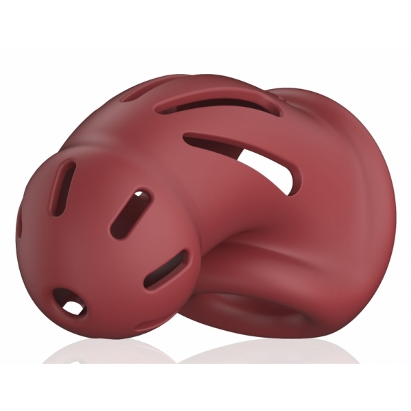 ManCage Keuschheitsgürtel Modell 28 - 9.5 x 3.5cm Rot