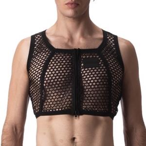 Barcode Berlin Crop Top Filet Veel Zwart