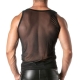 Tank Top Mesh Tank Top Black