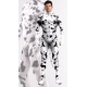 Dalmatiër Hond Cosplay Jumpsuit Zwart-Wit