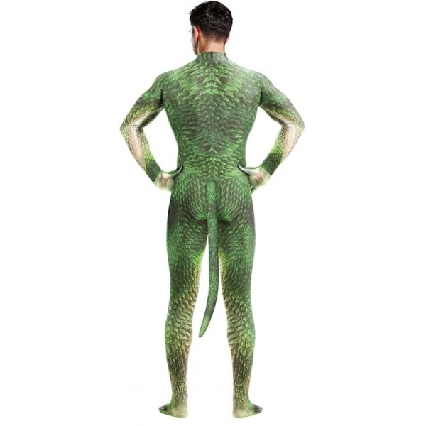 Reptile Dragon Green Cosplay Suit