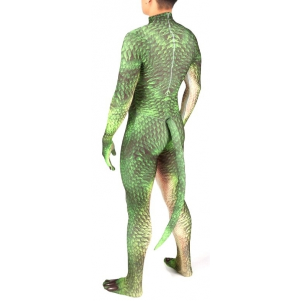 Reptile Dragon Green Cosplay Suit