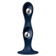 Plug à billes lestées DOUBLE BALL-R Satisfyer 17 x 3.5cm Bleu