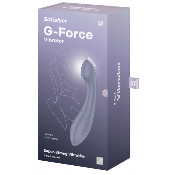 Vibro G-Force 19cm Paars