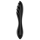 Dildo di vetro Dazzling Crystal 1 - 18 x 3,6 cm Nero