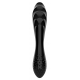 Dazzling Crystal 1 - Glass Dildo - Black