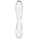 Dildo de vidro Dazzling Crystal 1 - 18 x 3,6cm Transparente