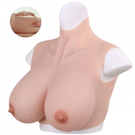 CrossGearX Breastplates Crossdresser Fake Tits - Silicone B