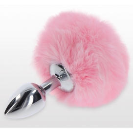 Plug Pompom 6 x 2.7cm Pink