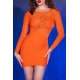 Mini Dress Crucia Orange