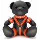 Leren beer Bendy De Bdsm Teddybeer Oranje