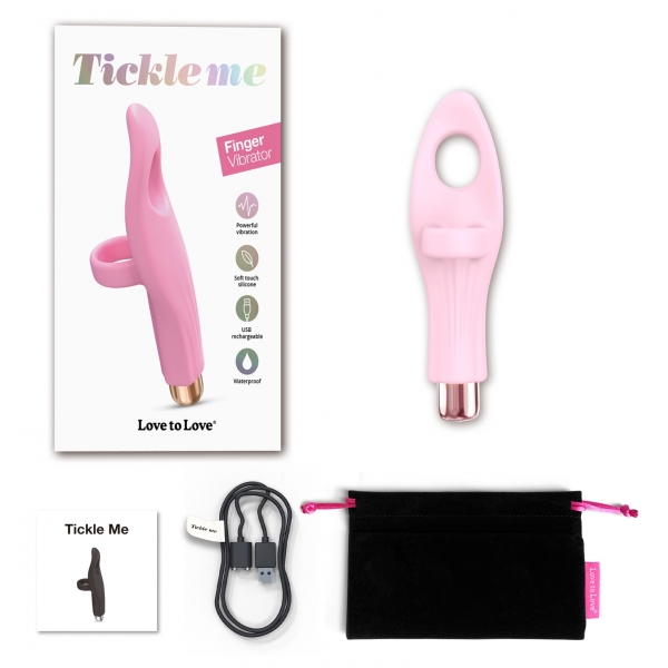 Tickle Me Love to Love Roze Clitorisstimulator