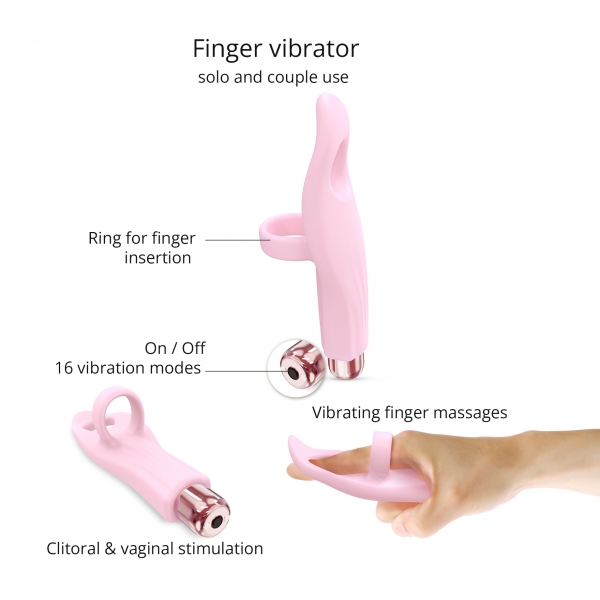Klitoris-Stimulator Tickle Me Love to Love Rose
