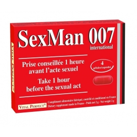 SexMan 007 Estimulante 4 cápsulas