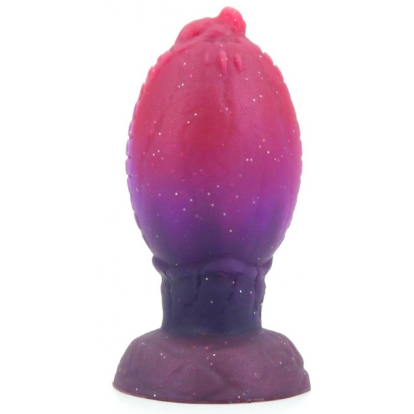 Starry Soft Silicone Butt Plug - Dragon Egg