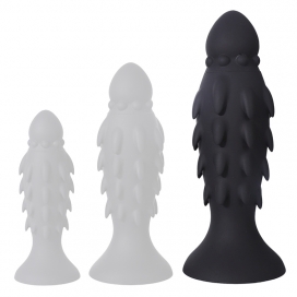 ToppedMonster Barbs Silicone Vibration Butt Plug NORMAL L