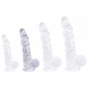 Dildick dildo transparente M 15 x 4cm