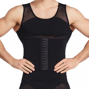 NoGenderWear Gaining Mesh Tight Tanktop Schwarz