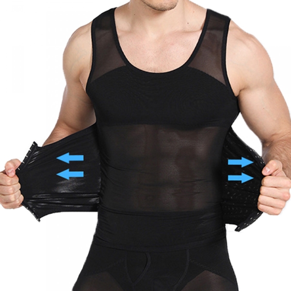 Camiseta de tirantes Mesh Tight Negra