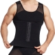 Men's Tight Shirt Waist Trainer BLACK