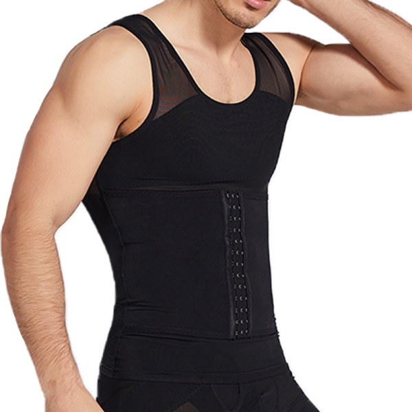 Mesh Tight Tank Top Black